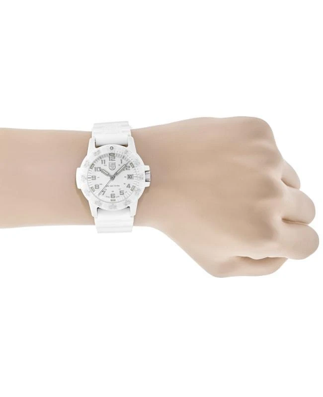 商品Luminox|Luminox Sea Series Sea Turtle White Dial Silicone Strap Men&apos;s Watch XS.0307.WO,价格¥1406,第4张图片详细描述