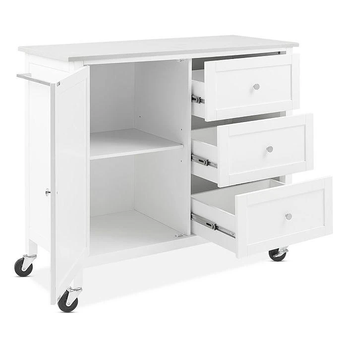 商品Sparrow & Wren|Soren Stone Top Kitchen Island Cart,价格¥5307,第3张图片详细描述