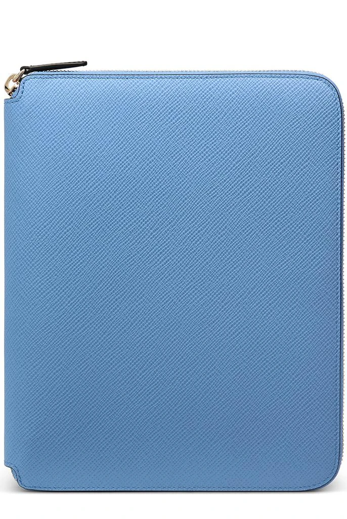 商品SMYTHSON|A5 writing folder with zip in panama,价格¥5416,第1张图片