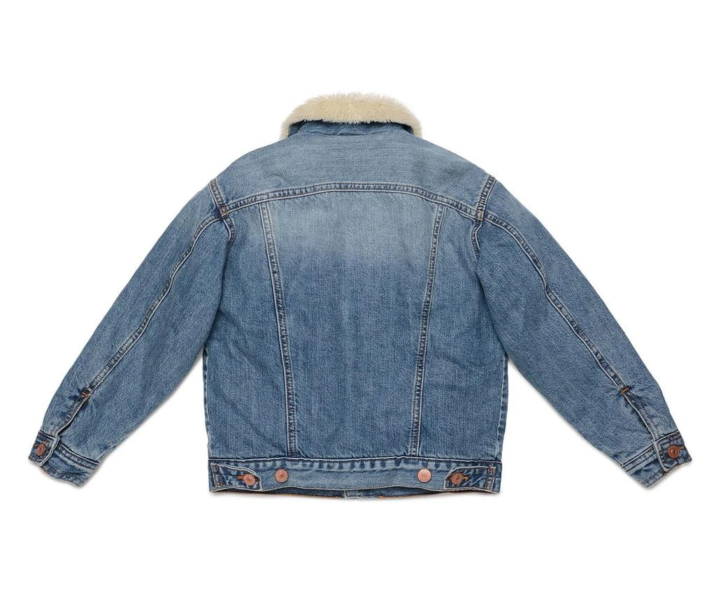 商品Diesel|Diesel Kids Logo Detailed Long-Sleeved Denim Jacket,价格¥1063,第2张图片详细描述