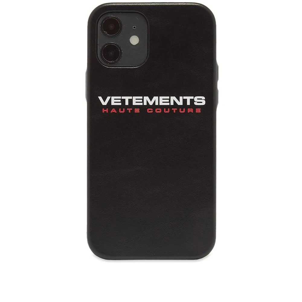 商品Vetements|VETEMENTS Logo Haute Couture iPhone 12 Case,价格¥789,第1张图片