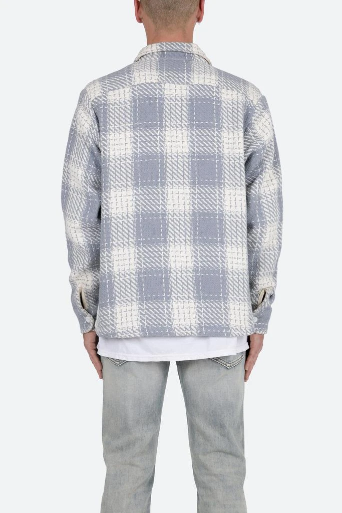 商品MNML|Classic Flannel Shirt - Blue/White,价格¥427,第4张图片详细描述