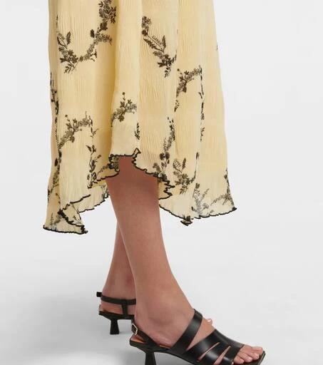 商品Ganni|Floral georgette midi skirt,价格¥790,第5张图片详细描述