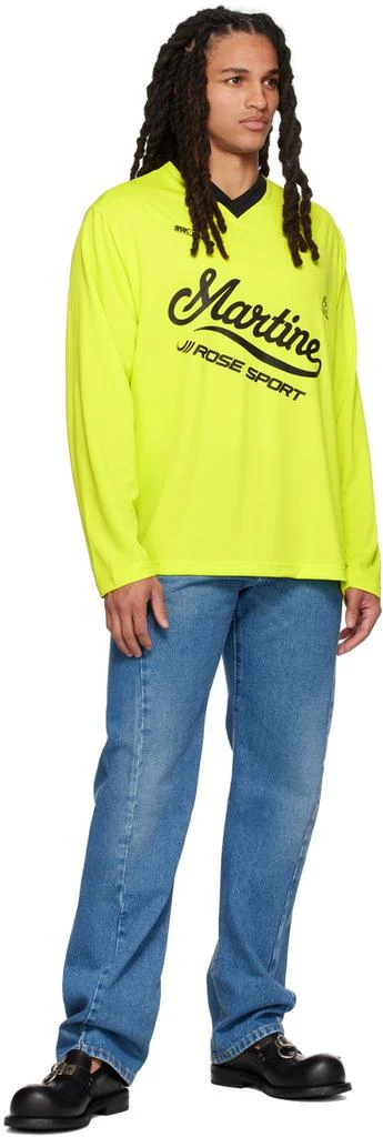 商品Martine Rose|Yellow Twist Long Sleeve T-Shirt,价格¥1596,第4张图片详细描述