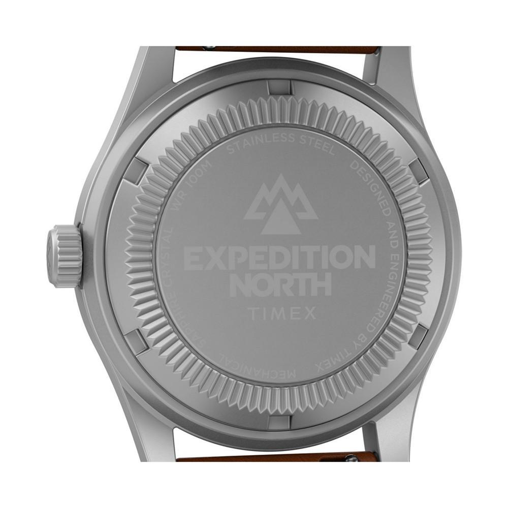 商品Timex|Men's Solar Brown Leather Strap Watch 41 mm,价格¥1245,第6张图片详细描述