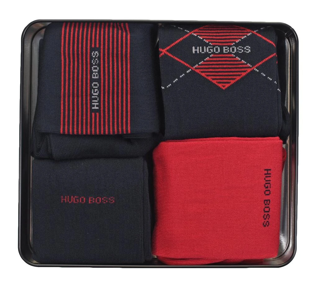商品Hugo Boss|4 Pack Socks Gift Set,价格¥367,第1张图片