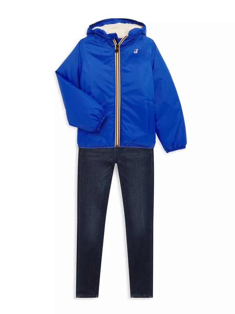 商品K-Way|Little Kid's & Kid's Le Vrai 3.0 Claude Hooded Jacket,价格¥639,第2张图片详细描述