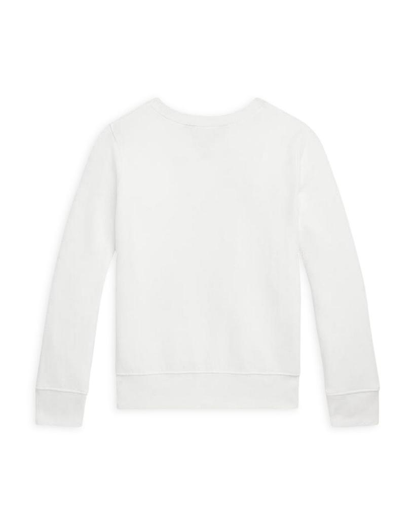 商品Ralph Lauren|Girls' Polo Bear Fleece Sweatshirt - Little Kid, Big Kid,价格¥498-¥538,第4张图片详细描述