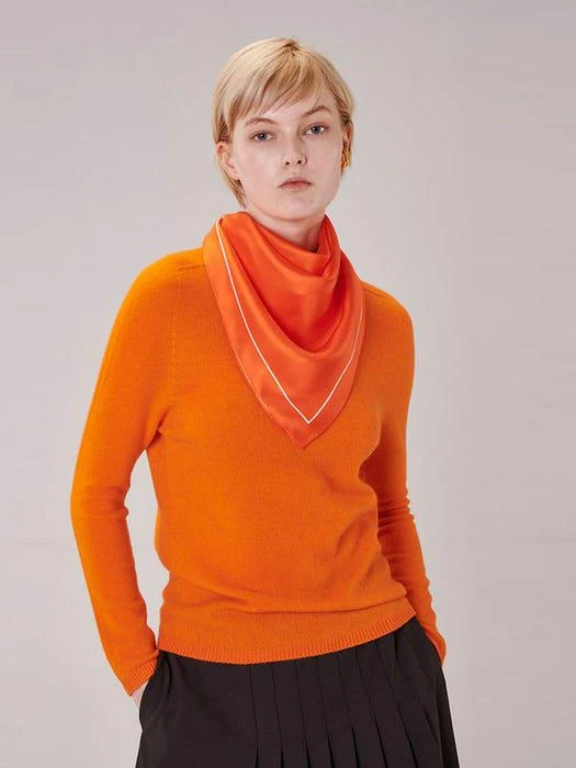 商品The Loom|THE LOOM LOGO SCARF_MANDARIN ORANGE,价格¥673,第1张图片