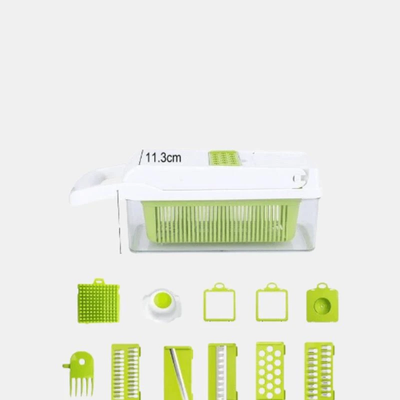商品Vigor|Professional Vegetable Slicer for Kitchen 12 In 1 Bulk 3 Sets 3 PACK,价格¥360,第2张图片详细描述