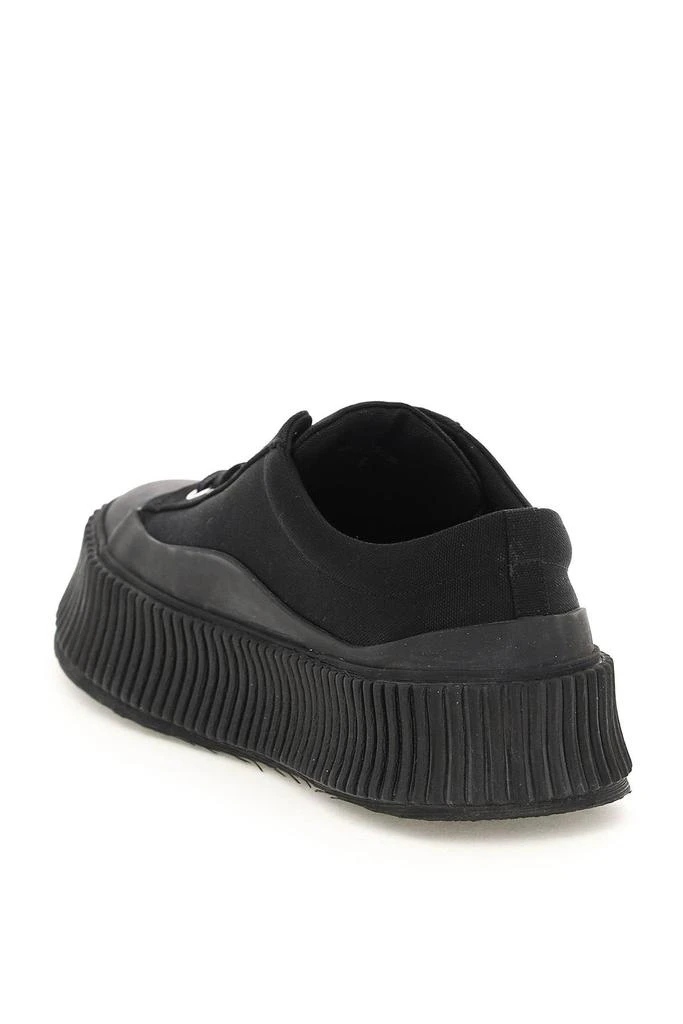 商品Jil Sander|CANVAS PLATFORM SNEAKERS,价格¥2567,第2张图片详细描述