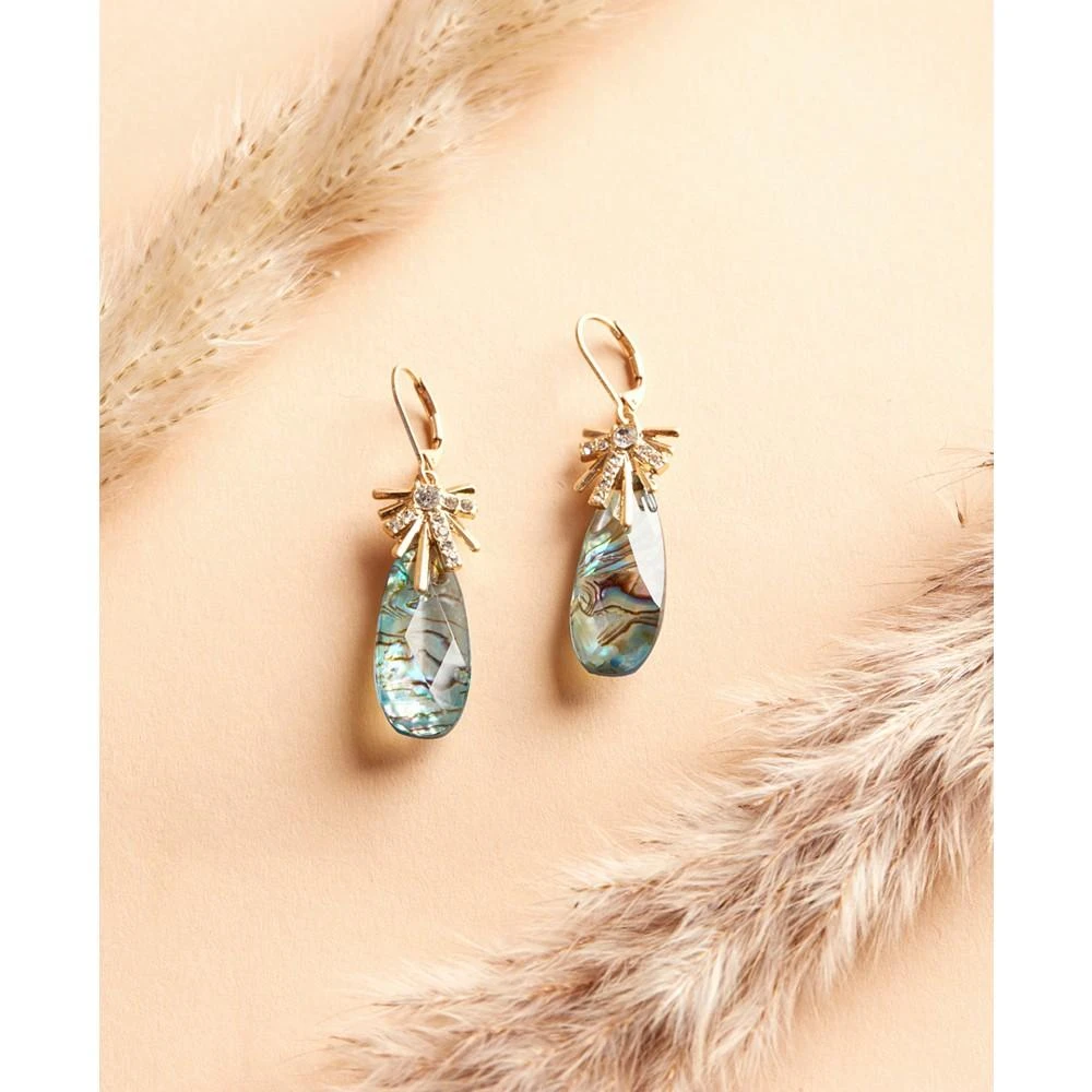 商品Lonna & Lilly|Gold-Tone Pavé Star & Color Stone Drop Earrings,价格¥209,第3张图片详细描述