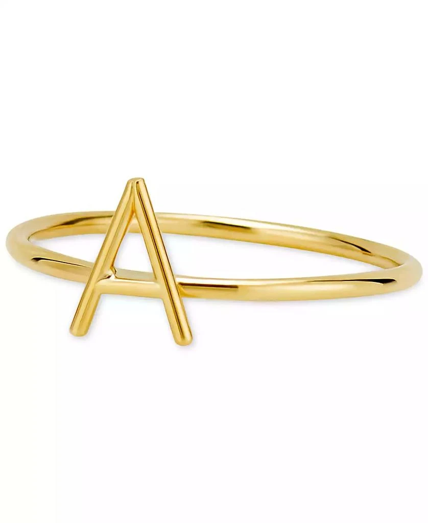 商品Sarah Chloe|Amelia Initial Monogram Ring in 14k Gold,价格¥887,第1张图片