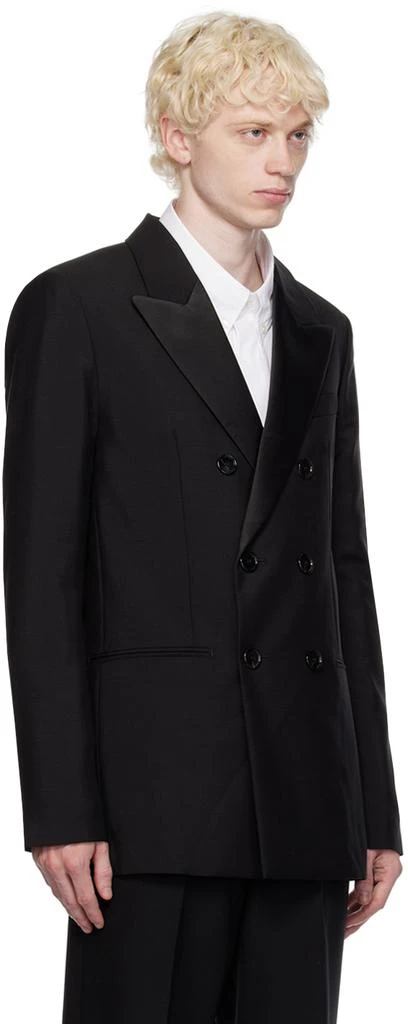 商品AMI|Black Double Breasted Jacket,价格¥3672,第2张图片详细描述