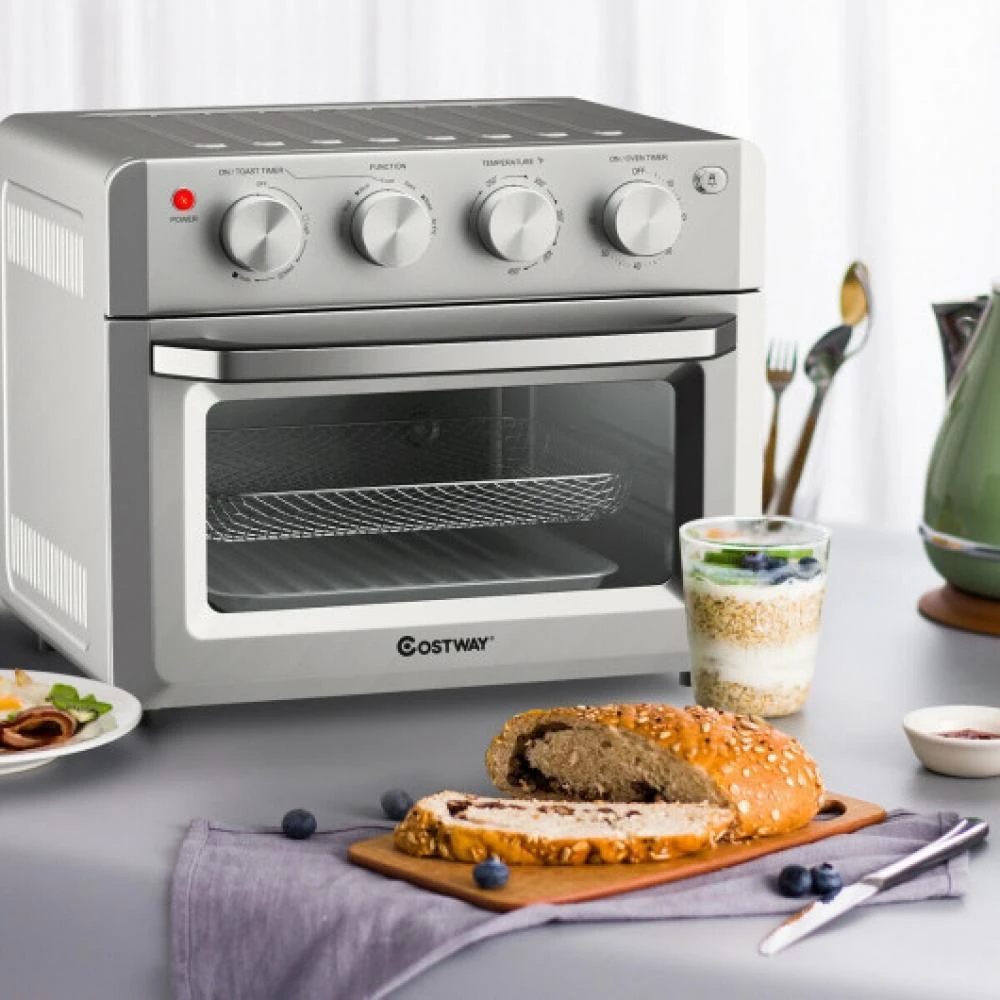 商品Hivvago|19 Qt Dehydrate Convection Air Fryer Toaster Oven with 5 Accessories,价格¥1864,第1张图片