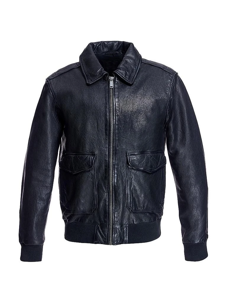 商品Maximilian|Men's Leather Pilot Jacket,价格¥5141,第1张图片