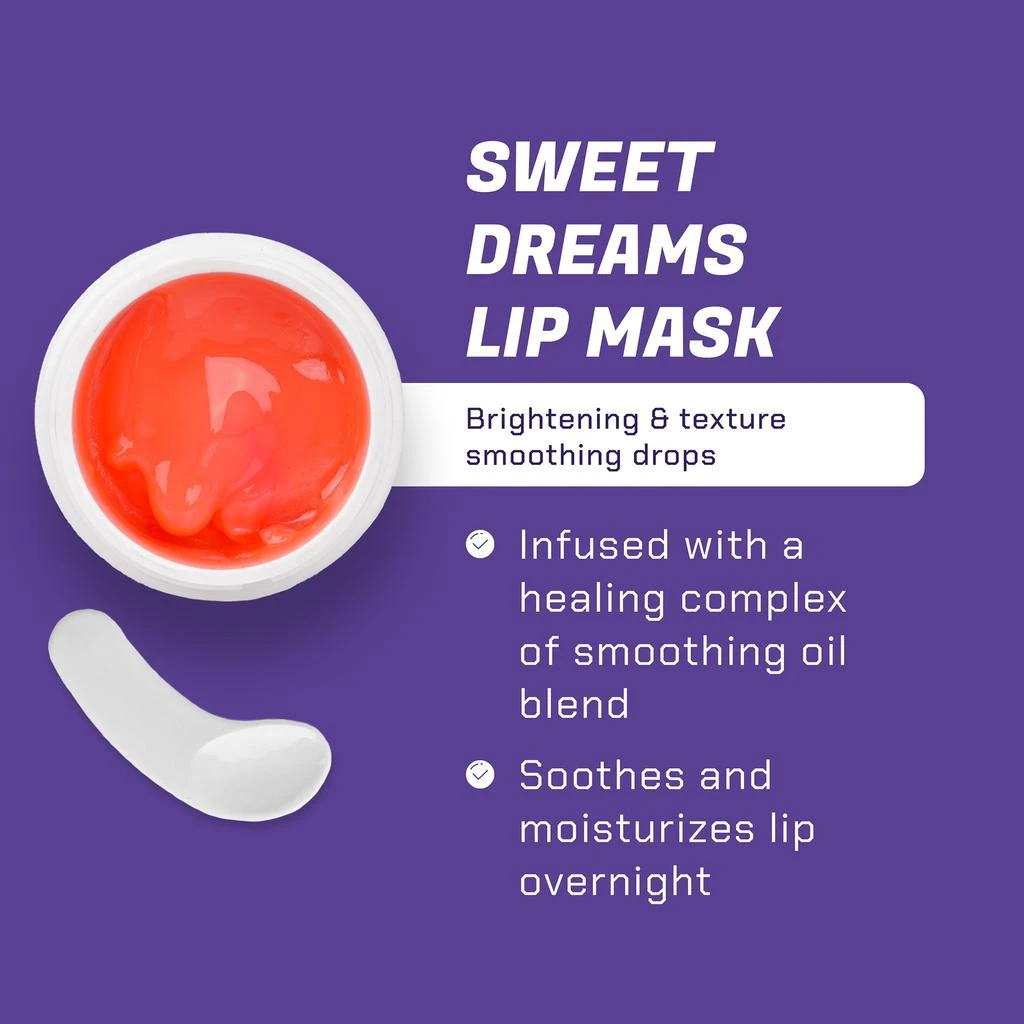 商品NOW Beauty|Sweet Dreams Lip Sleeping Mask by NOW Beauty for Unisex - 0.7 oz Lip Mask,价格¥144,第3张图片详细描述