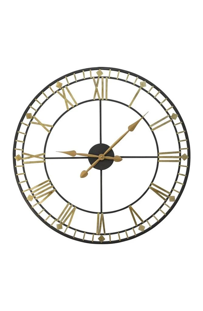 商品STRATTON HOME DECOR|Oversized 31.50" Industrial Austin Wall Clock,价格¥851,第4张图片详细描述