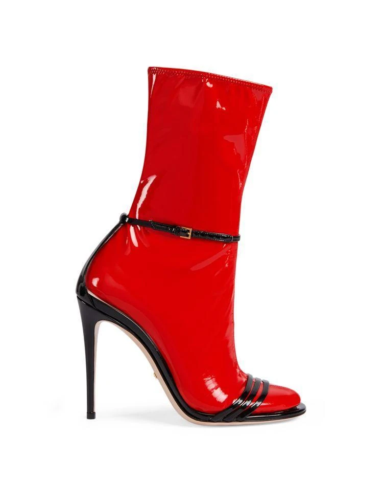 商品Gucci|Women's Ilse 2-in-1 Latex Booties,价格¥9344,第3张图片详细描述