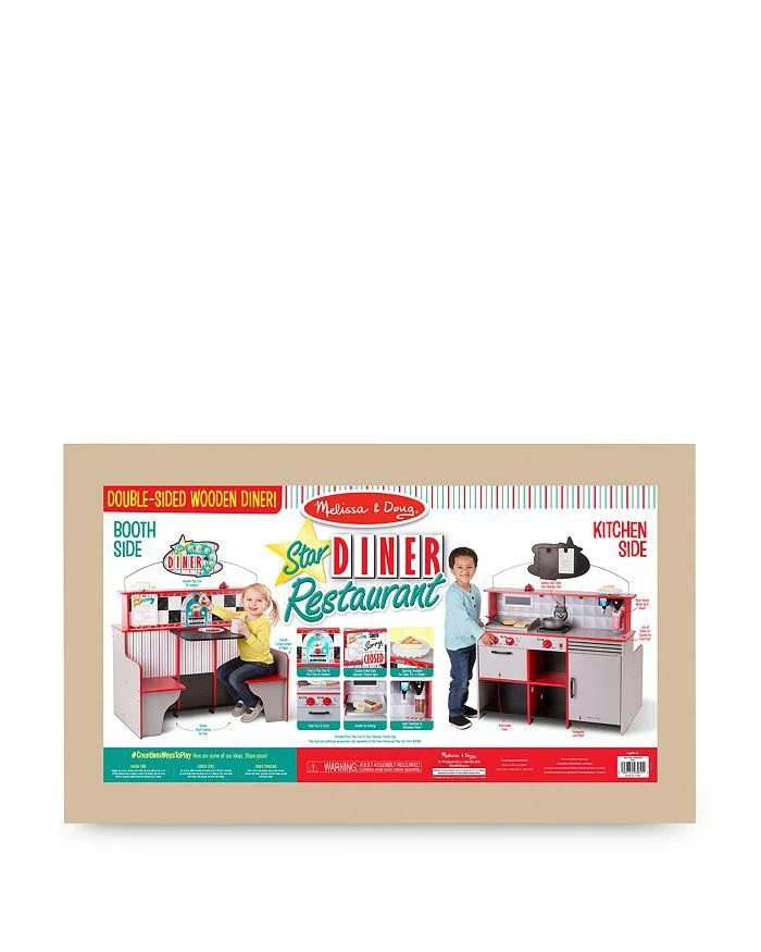 商品Melissa & Doug|Star Diner Restaurant - Ages 3+,价格¥2085,第3张图片详细描述