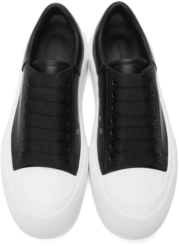 商品Alexander McQueen|黑色 Deck Plimsoll 运动鞋,价格¥2750,第5张图片详细描述