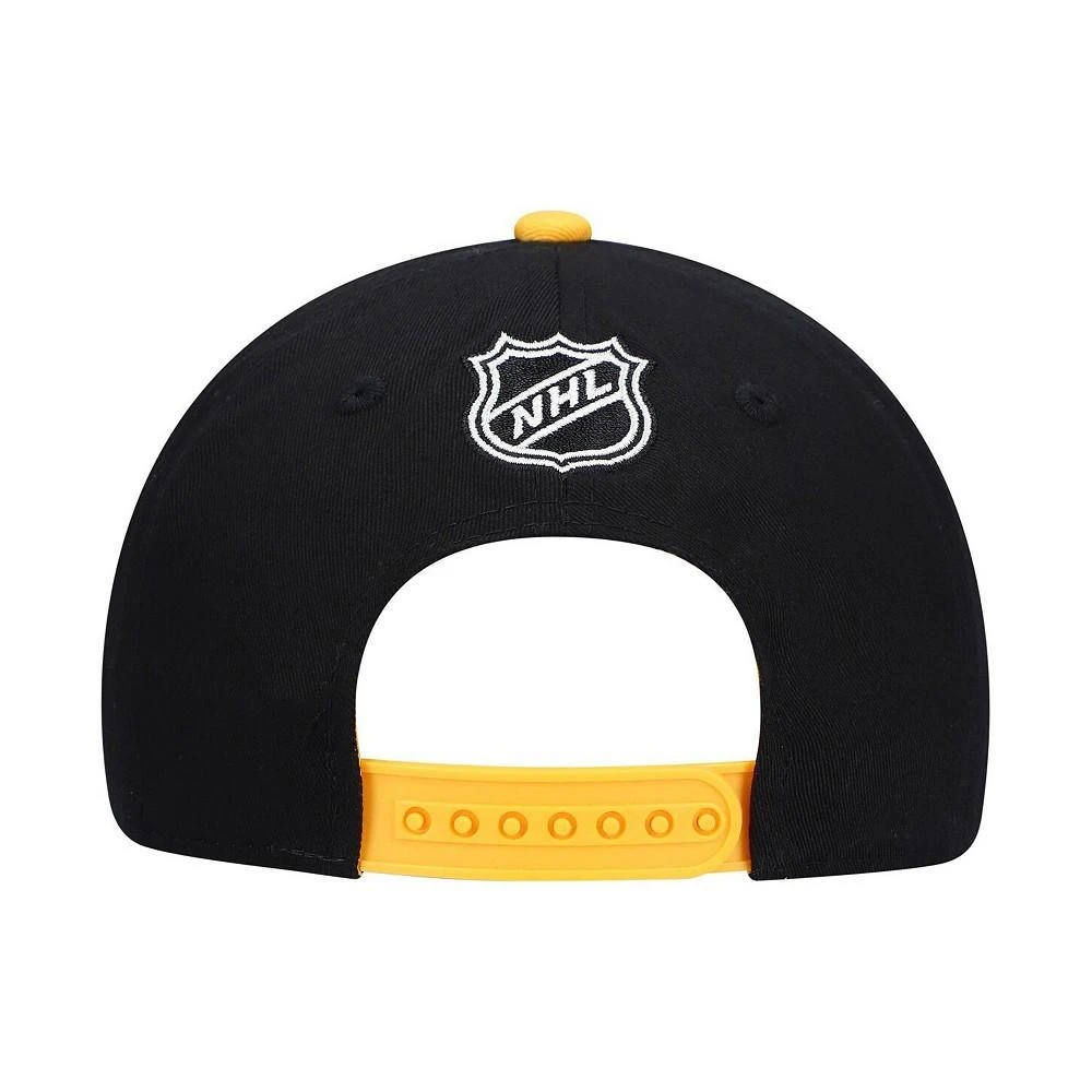 商品Outerstuff|Youth Boys and Girls Black Pittsburgh Penguins Snapback Hat,价格¥135,第3张图片详细描述