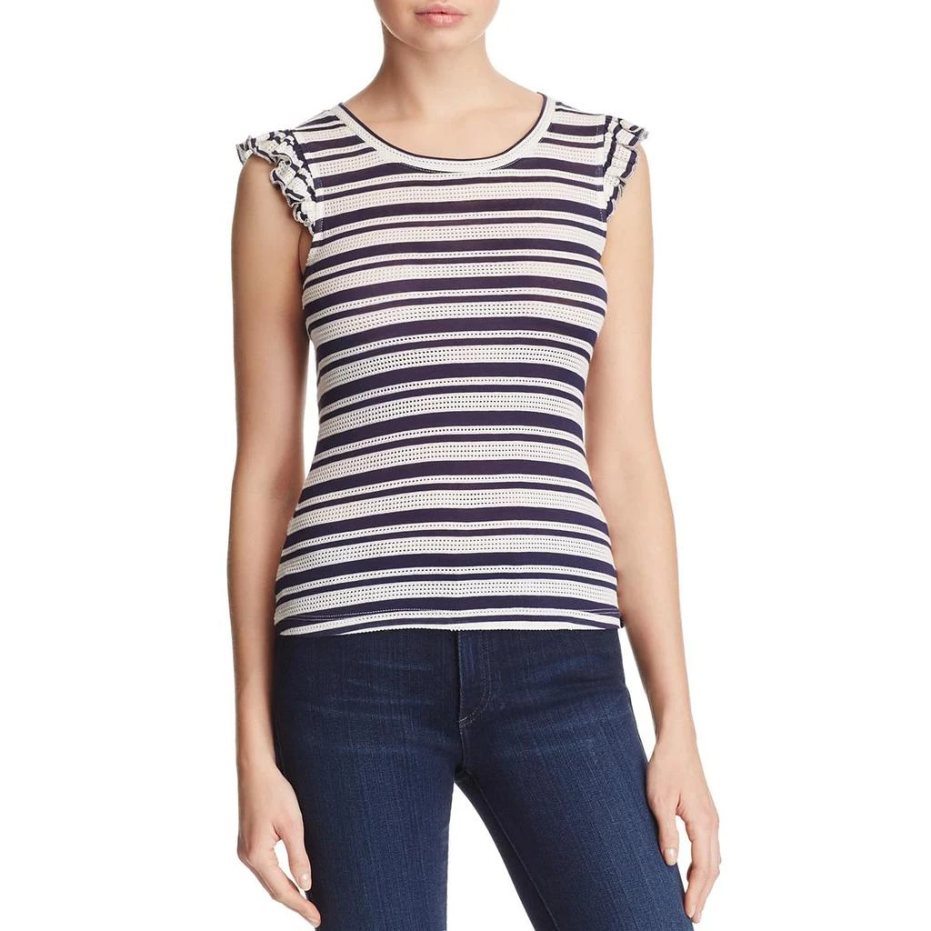 商品Splendid|Splendid Womens Topsail Modal Blend Striped Blouse,价格¥39,第1张图片