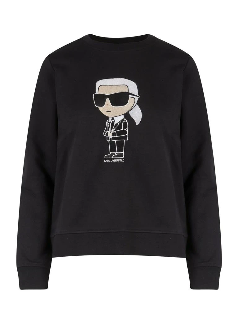 商品Karl Lagerfeld Paris|Karl Lagerfeld Ikonik 2.0 Crewneck Sweatshirt,价格¥1241,第1张图片