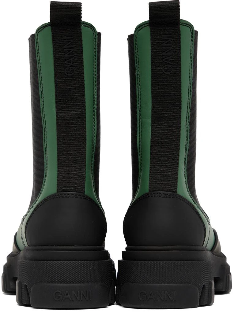 商品Ganni|Green Chelsea Ankle Boots,价格¥1066,第2张图片详细描述