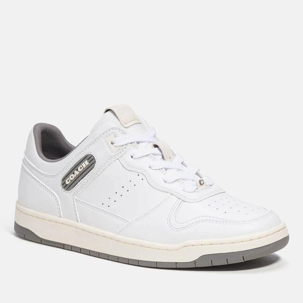 商品Coach|Coach Women's C201 Basket Leather Trainers,价格¥2374,第3张图片详细描述