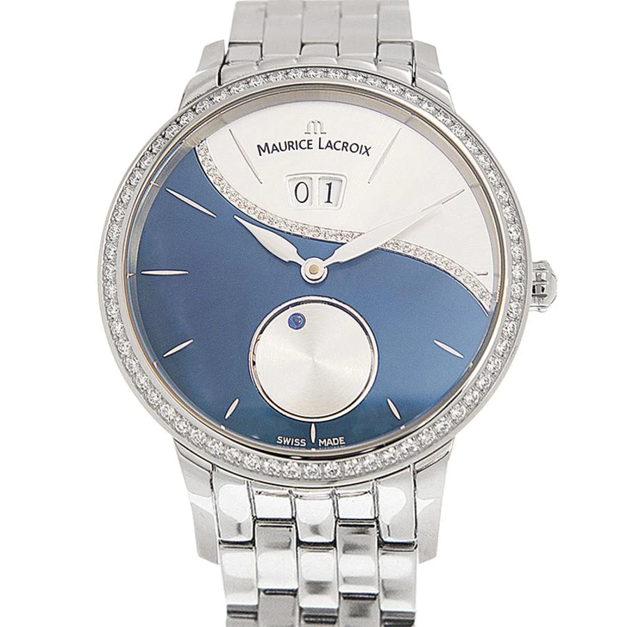 商品Maurice Lacroix|Automatic Diamond Blue Dial Unisex Watch SD6207-SD502-450,价格¥36878,第1张图片