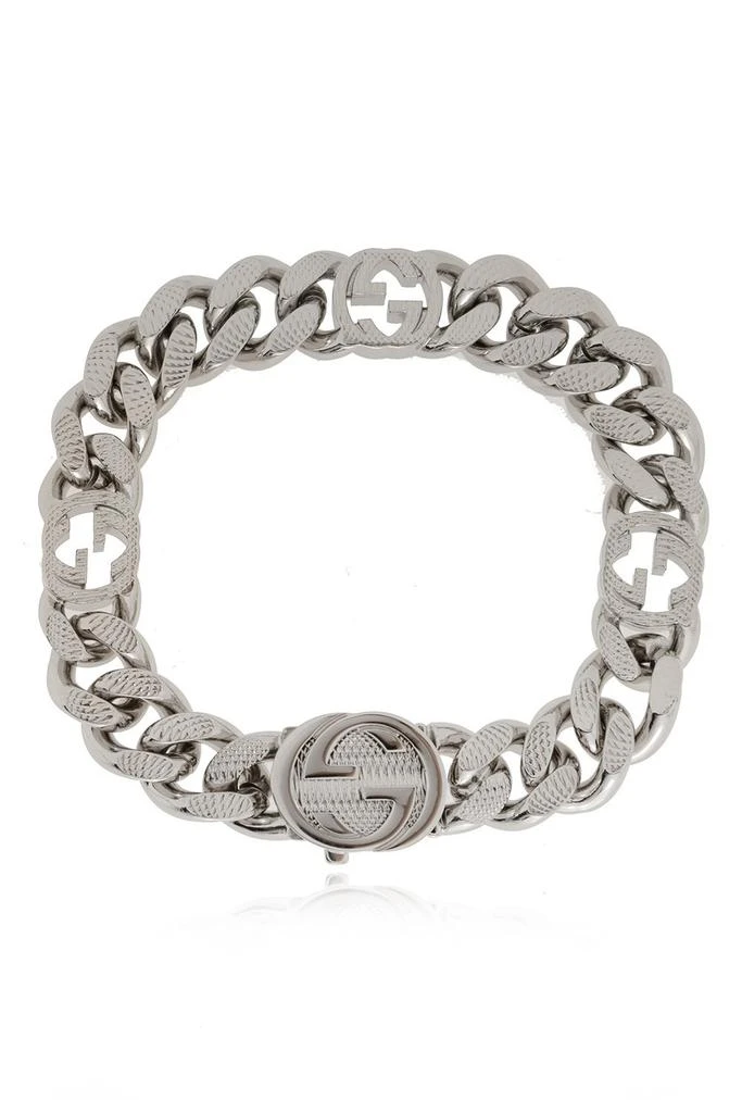 商品Gucci|Gucci Logo Plaque Chain-Link Bracelet,价格¥4928,第1张图片