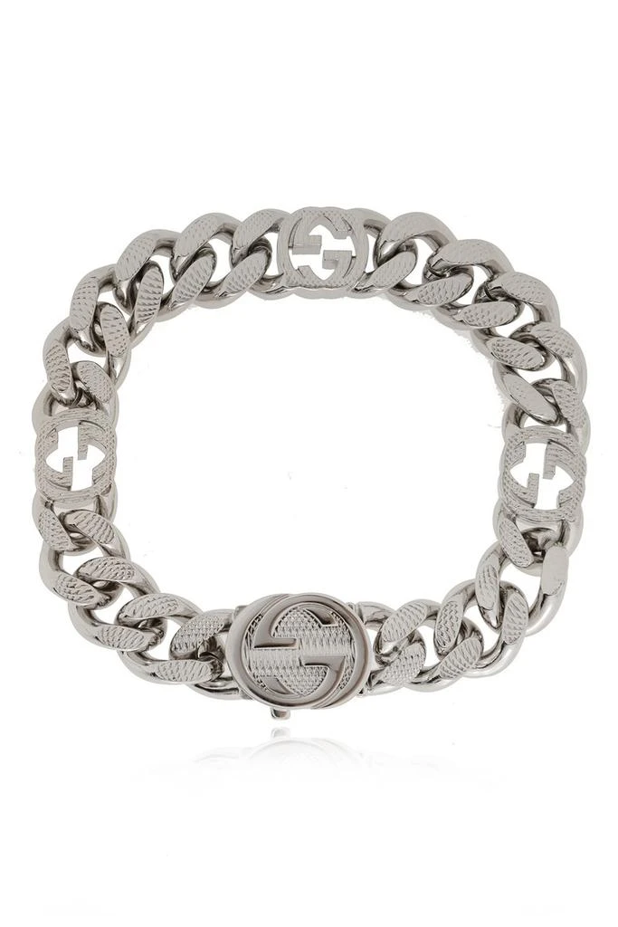 商品Gucci|Gucci Logo Plaque Chain-Link Bracelet,价格¥5247,第1张图片