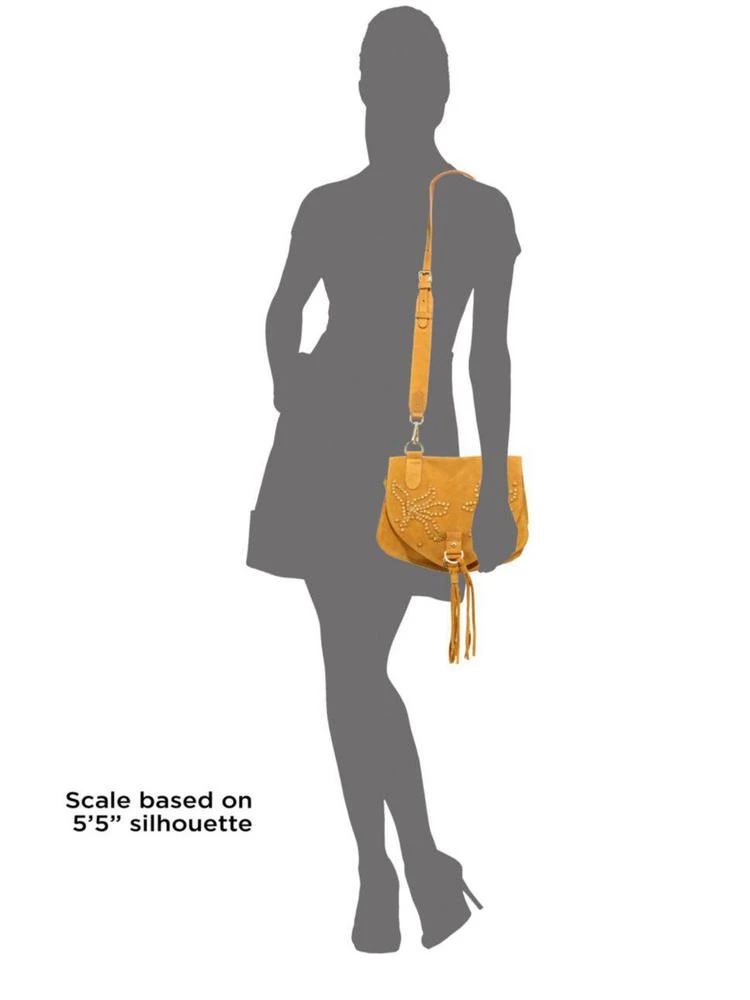 商品See by Chloé|Collins Studded Suede Messenger Bag,价格¥1589,第3张图片详细描述