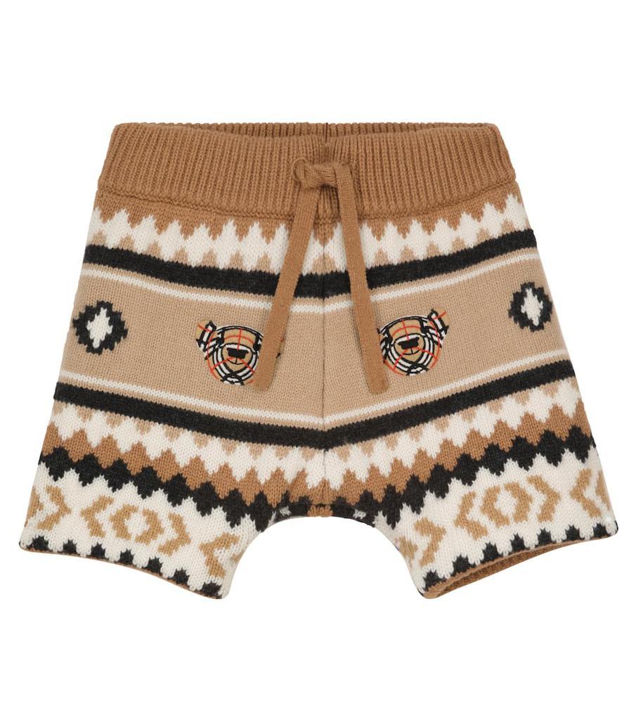 商品Burberry|Baby羊毛混纺短裤,价格¥1895,第1张图片