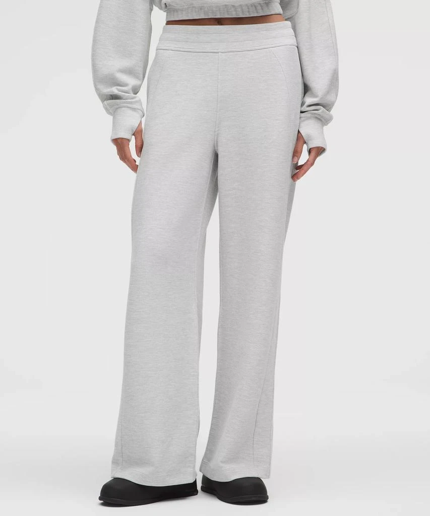 Scuba Mid-Rise Wide-Leg Pant *Waffle 商品