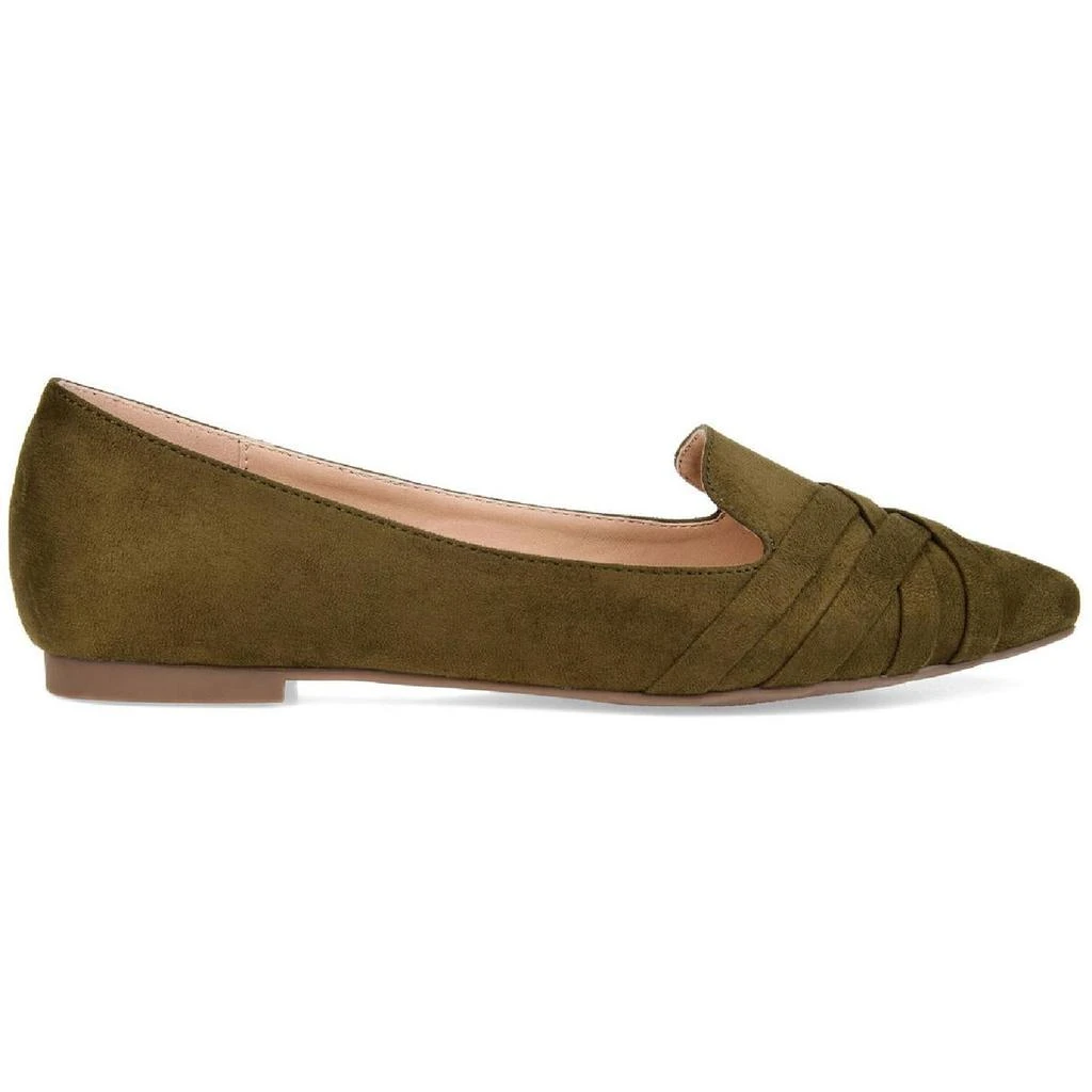Journee Collection Womens Mindee Faux Suede Slip On Loafers 商品