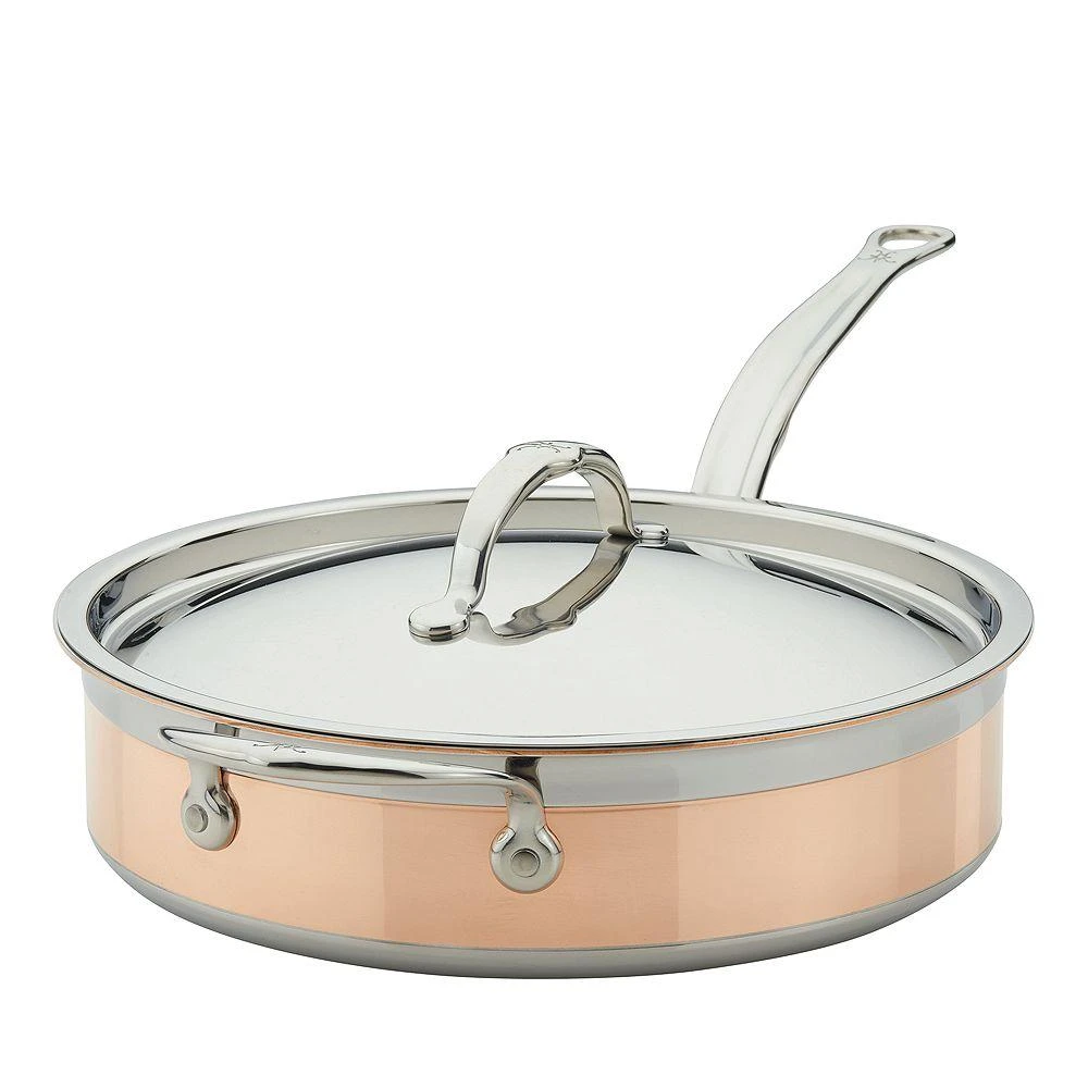 商品Hestan|CopperBond® 3.5-Quart Induction Copper Sauté Pan with Lid,价格¥2679,第1张图片