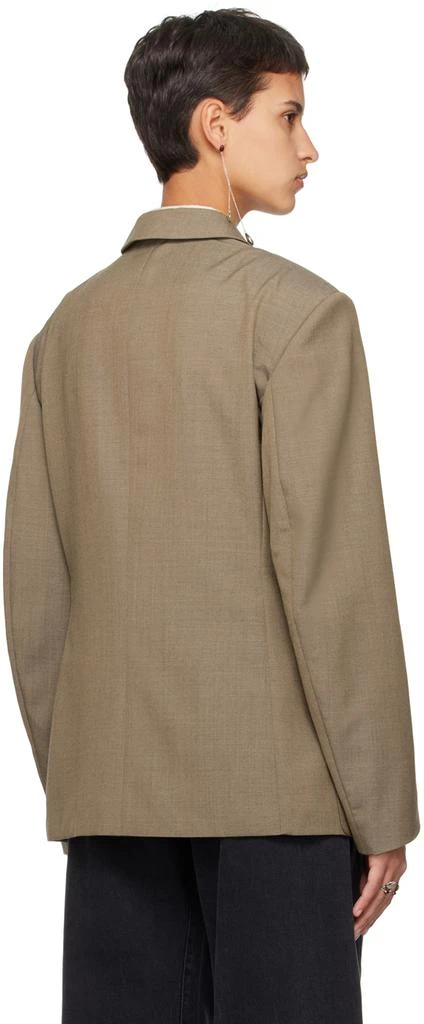 商品Lemaire|Beige Soft Tailored Blazer,价格¥8847,第3张图片详细描述