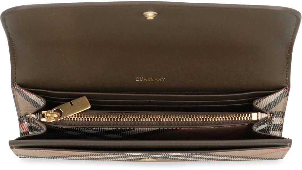 商品Burberry|Burberry Check Continental Wallet,价格¥3579,第4张图片详细描述