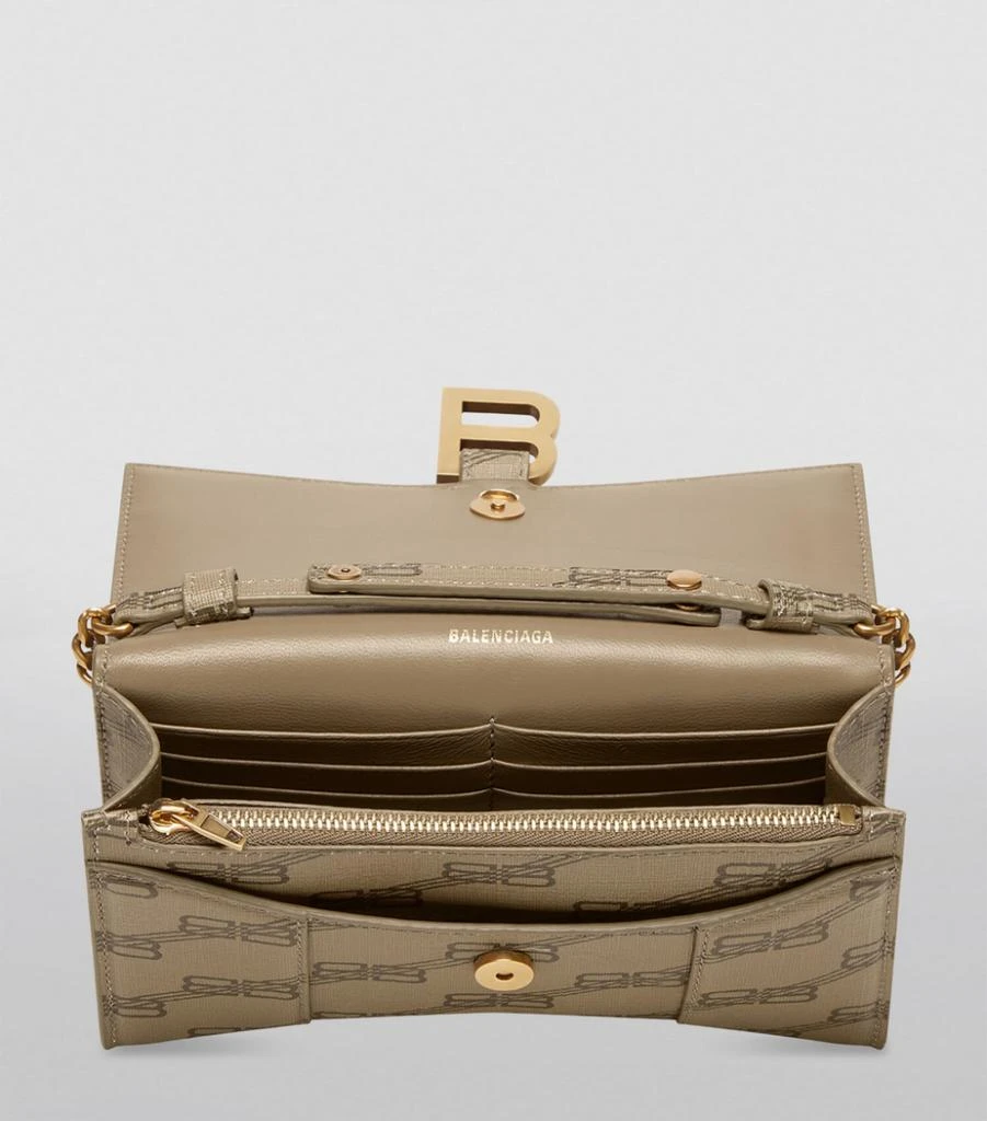 商品Balenciaga|Leather Hourglass Chain Wallet,价格¥11488,第4张图片详细描述