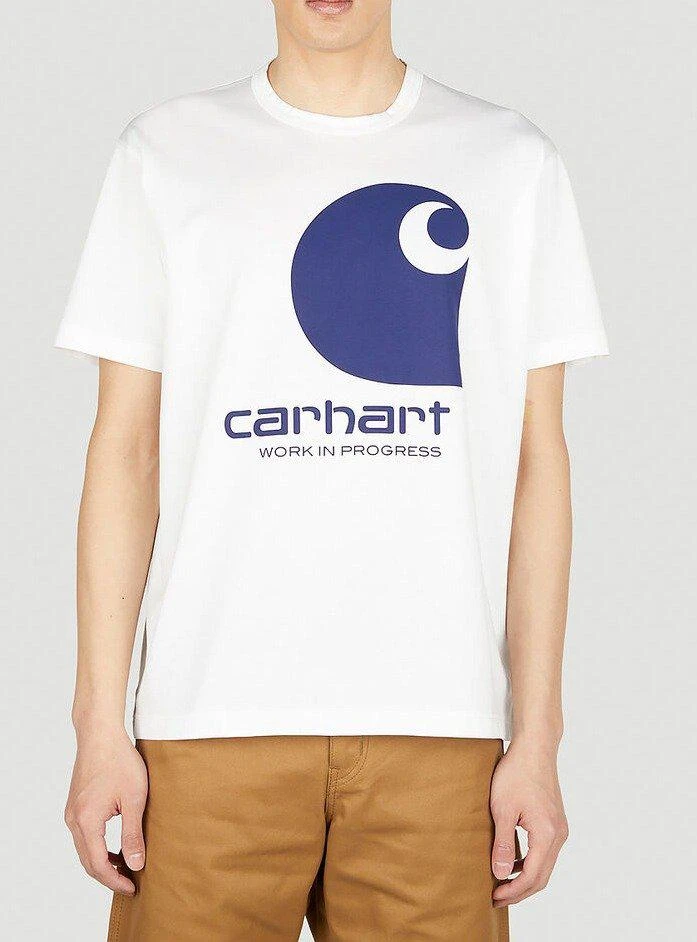 商品Junya Watanabe|Junya Watanabe X Carhartt Printed Crewneck T-Shirt,价格¥977,第1张图片