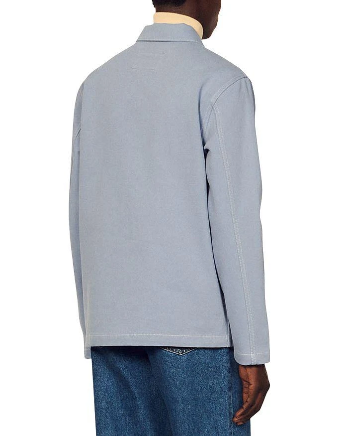 商品Sandro|Worker Cotton Canvas Jacket,价格¥1646,第2张图片详细描述