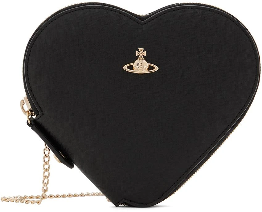商品Vivienne Westwood|Black New Heart Crossbody Bag,价格¥2087,第1张图片