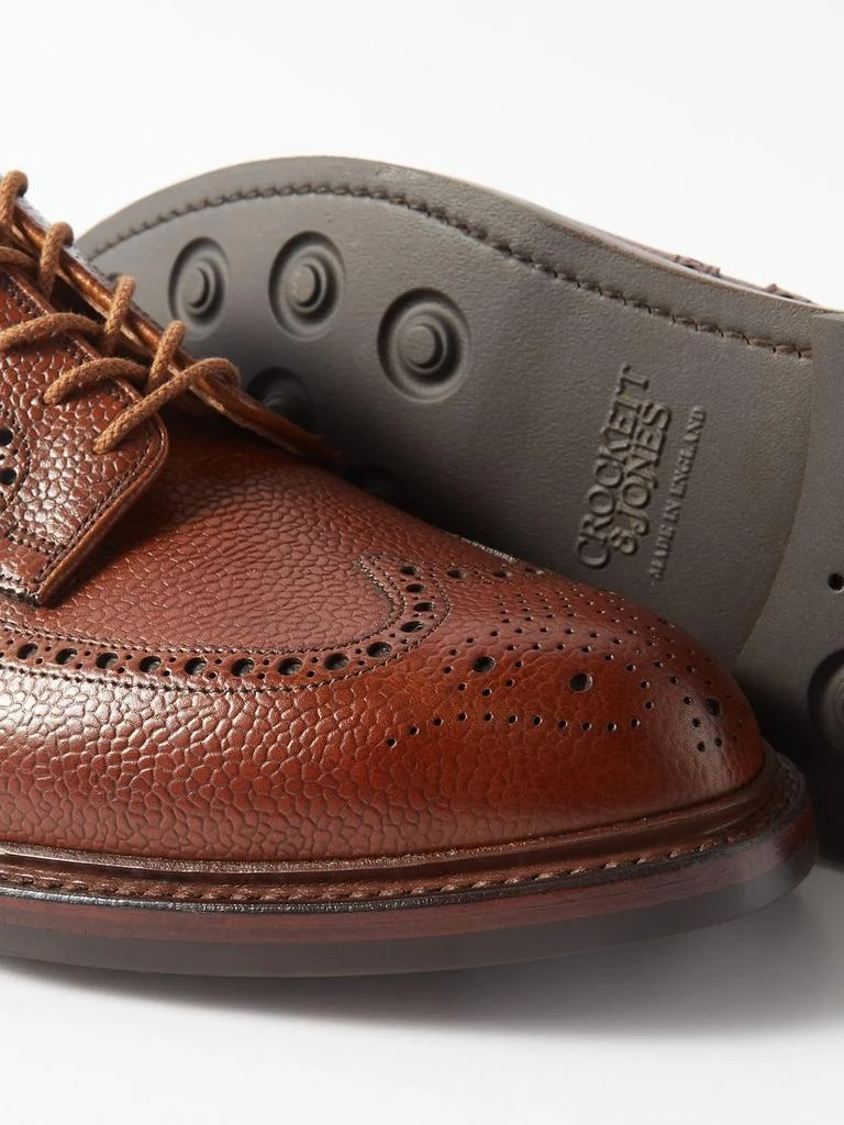 商品Crockett & Jones|Pembroke grained-leather brogues,价格¥3012,第2张图片详细描述