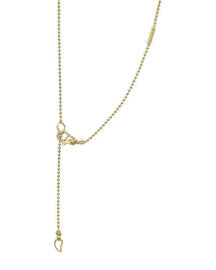 商品LAGOS|Caviar Gold Collection 18K Gold Beaded Station Necklace, 16",价格¥7442,第3张图片详细描述