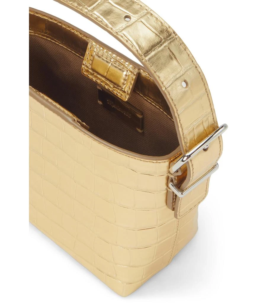 商品Madewell|Essentials Micro Bucket Metallic Croc,价格¥762,第3张图片详细描述