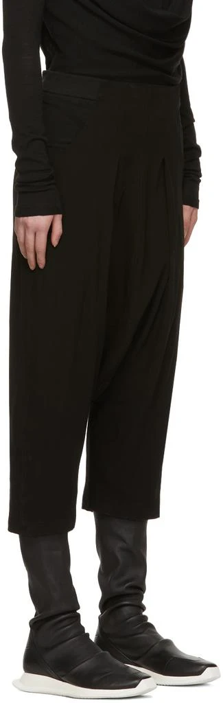 商品Rick Owens|Black Silk Swing Elastic Waist Trousers,价格¥2119,第2张图片详细描述