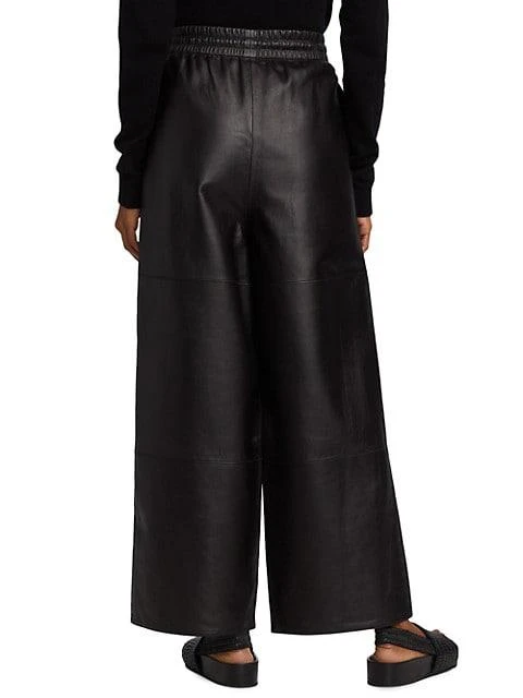 商品CO|Wide-Leg Leather Culottes,价格¥3009,第5张图片详细描述