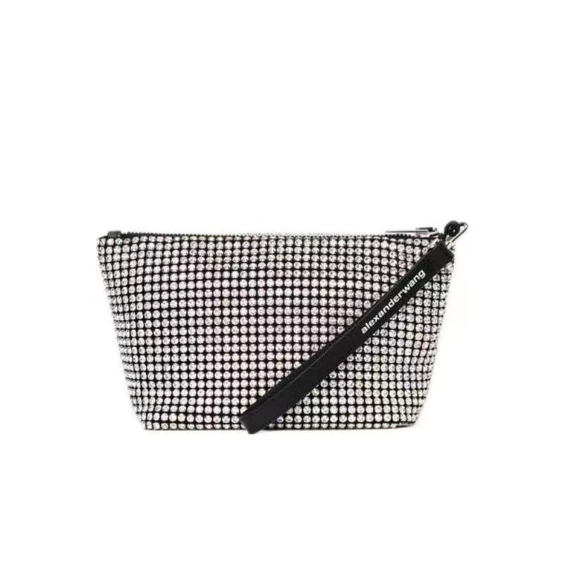 商品Alexander Wang|香港直邮ALEXANDER WANGAlexander Wang  Heiress 水钻手拿包 26x13.5x8.5    20321C17M   100手拿包,价格¥6316,第1张图片